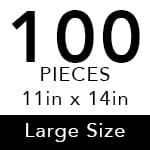 Large Size - 100 Pieces