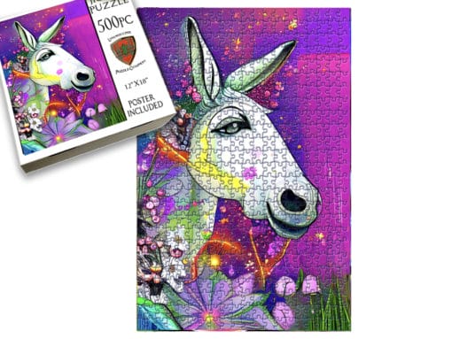 Peace Love Donkey-500