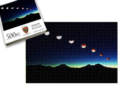 Sisters Mountins Lunar Eclipse