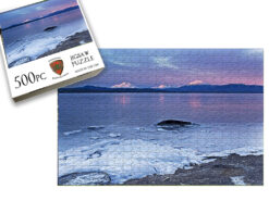 Crane Prairie Winter Sunset